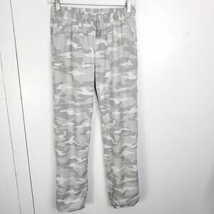 Athleta Girl Pants Girls XL High Jump Joggers Lined Grey Camo Loose Fit